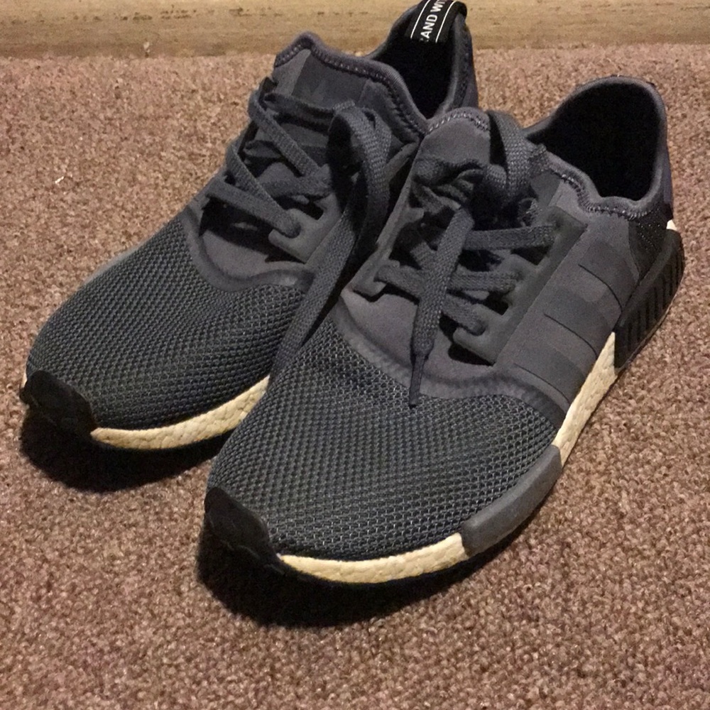 Adidas Nmd R1 Mesh Grey Worn condition with box